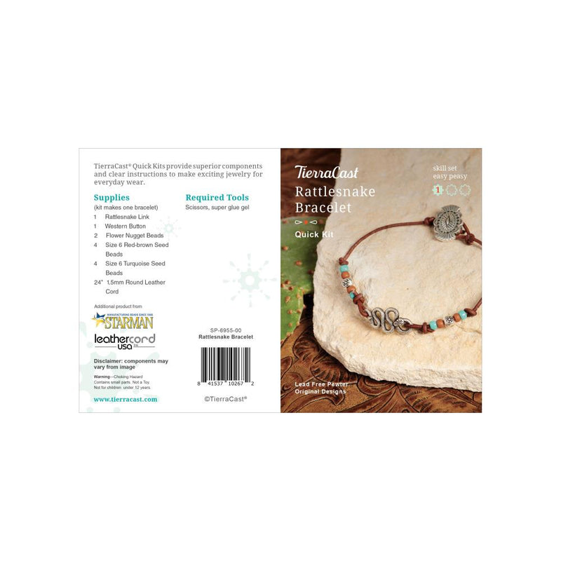 TierraCast Rattlesnake Bracelet Jewellery Making Kit*