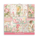 Stamperia Double-Sided Paper Pad 12"x 12" 10 pack - Rose Parfum