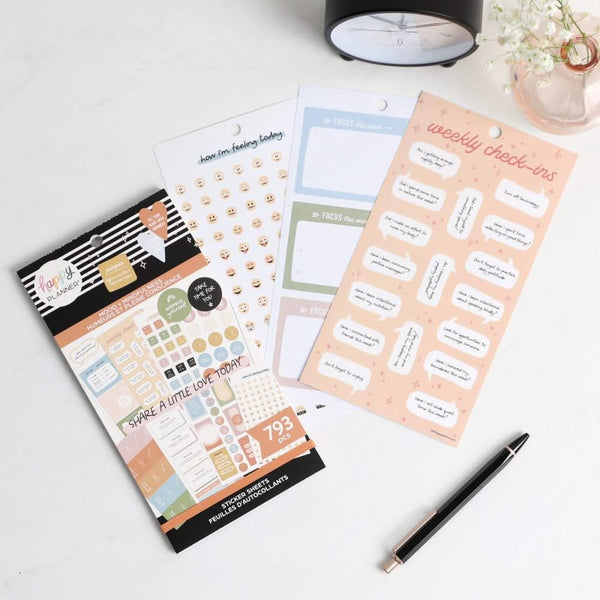 Me & My Big Ideas Happy Planner - Sticker Value Pack 30/Sheets - Moods + Mindfulness*
