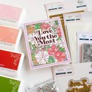 Pinkfresh Studio stencils 4.25"x5.25" (10.8cm x 13cm) 7-pack Poppy Mix Layering*