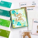 Pinkfresh Studio stencils 4.25"x5.25" (10.8cm x 13cm) 7-pack Poppy Mix Layering*