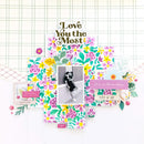 Pinkfresh Studio Stencils (10.8cm x 13.9cm) 5-pack Mixed Blooms Layering*