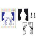 Dress My Craft Basic Designer Dies Curtain Set*