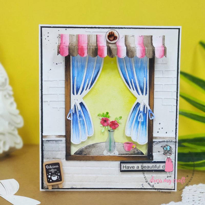 Dress My Craft Basic Designer Dies Curtain Set*