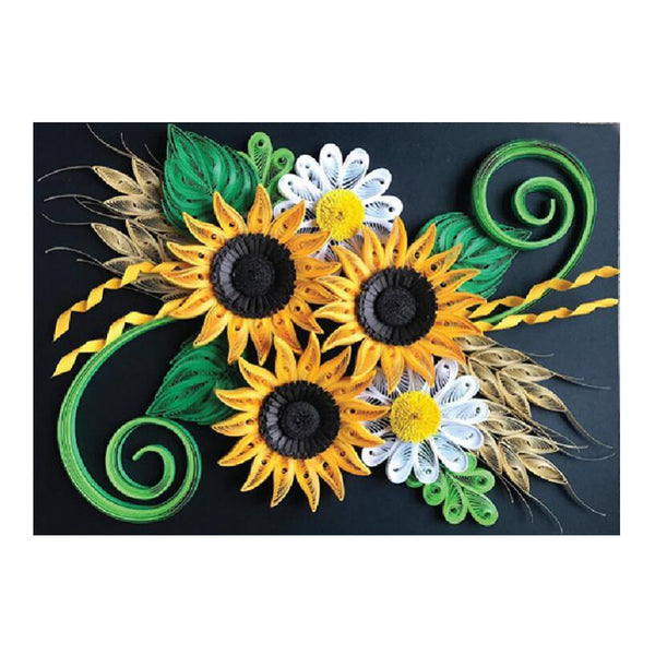 Poppy Crafts A4 Quilling Kit 2 - Sunflowers