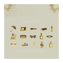 Poppy Crafts Fate Symphony Gold Foil Sticker collection - Vintage Fashion*
