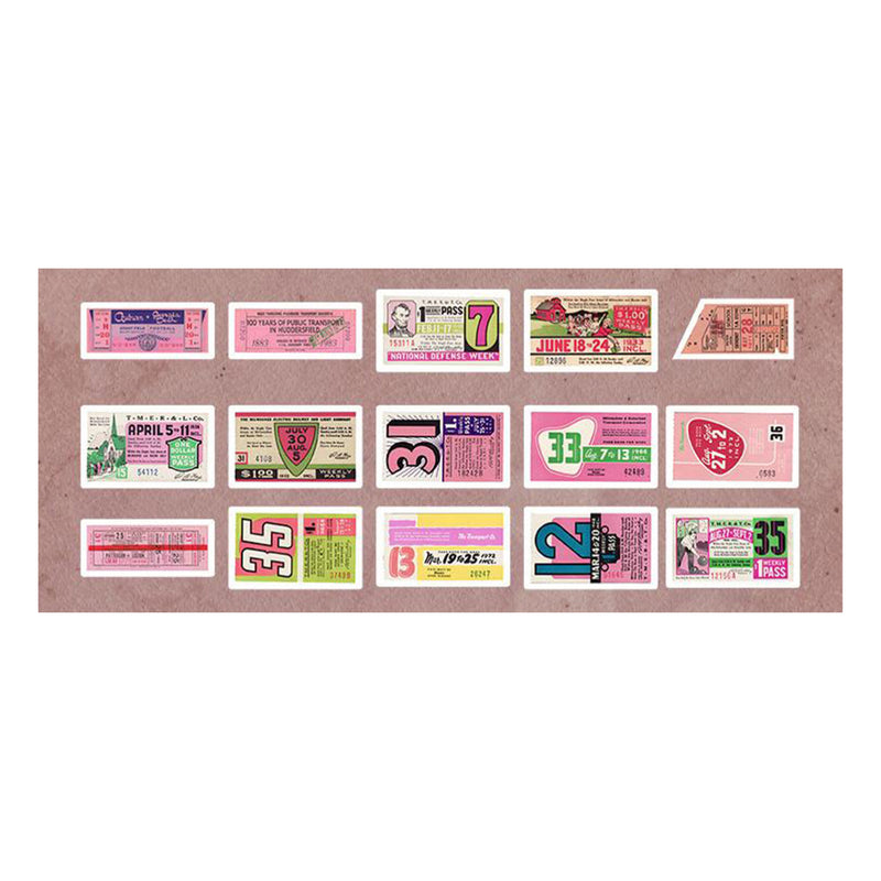 Poppy Crafts Retro Stamp Stickers No.6*