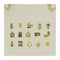 Poppy Crafts Fate Symphony Gold Foil Sticker collection - Vintage travel*