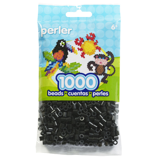 BLACK PERLER BEAD BAG 1000