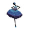 Poppy Crafts A4 Quilling Kit 13 - Blue Ballerina