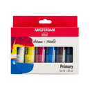 Amsterdam Acrylic Paint Set 6 Pack - Primary