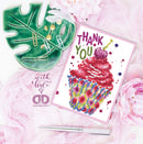 Diamond Dotz Diamond Embroidery Facet Art Greeting Card Kit - Cupcake Thank You*