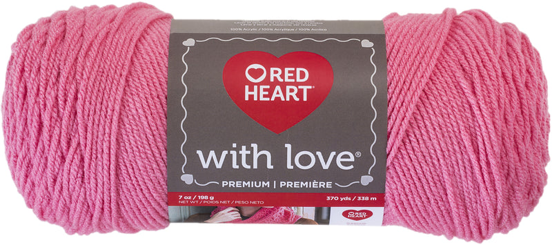 Red Heart With Love Yarn - Bubble Gum 198g