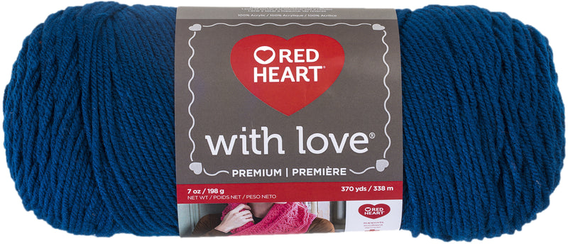 Red Heart With Love Yarn - Peacock 198g