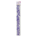Queen & Co 12" Self-Adhesive Felt Fusion - Classic Scroll - Purple*
