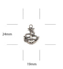 Craft Consortium Ocean Tale Metal Charms 8 pack - Anchors