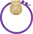 Anchor Sparkle 6"Plastic Embroidery Hoop - Assorted Colours