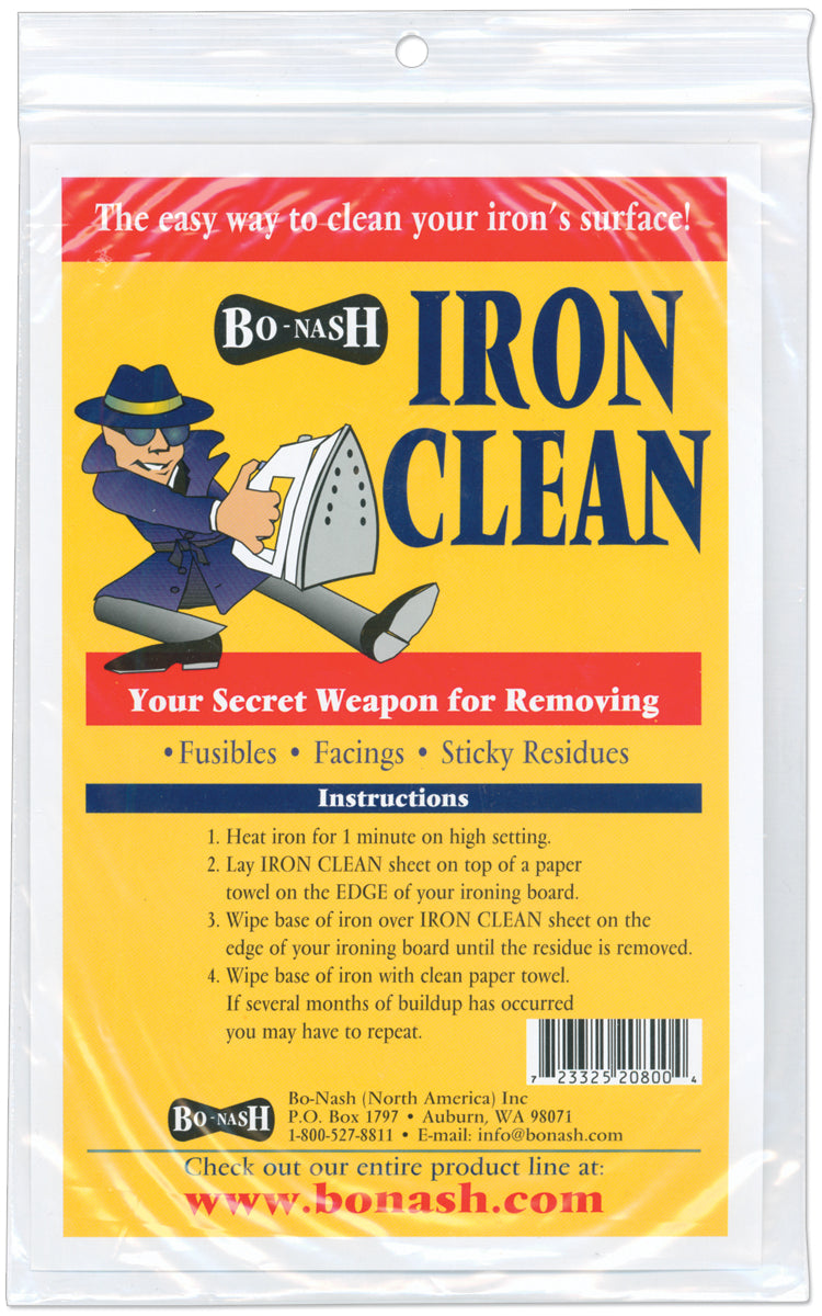 Bo-Nash Iron Clean Cleaning Cloths 10/Pkg