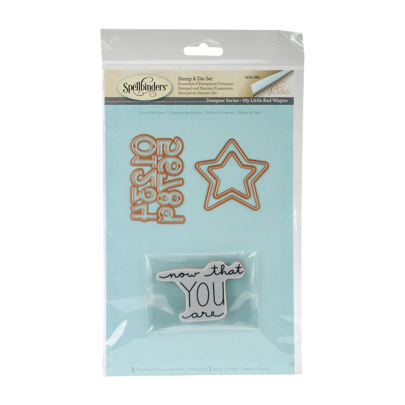 Spellbinders Die & Stamp Set - Designer Series - Count The Stars*