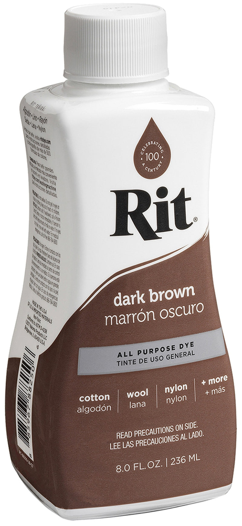 Rit Dye Liquid 8oz - Dark Brown