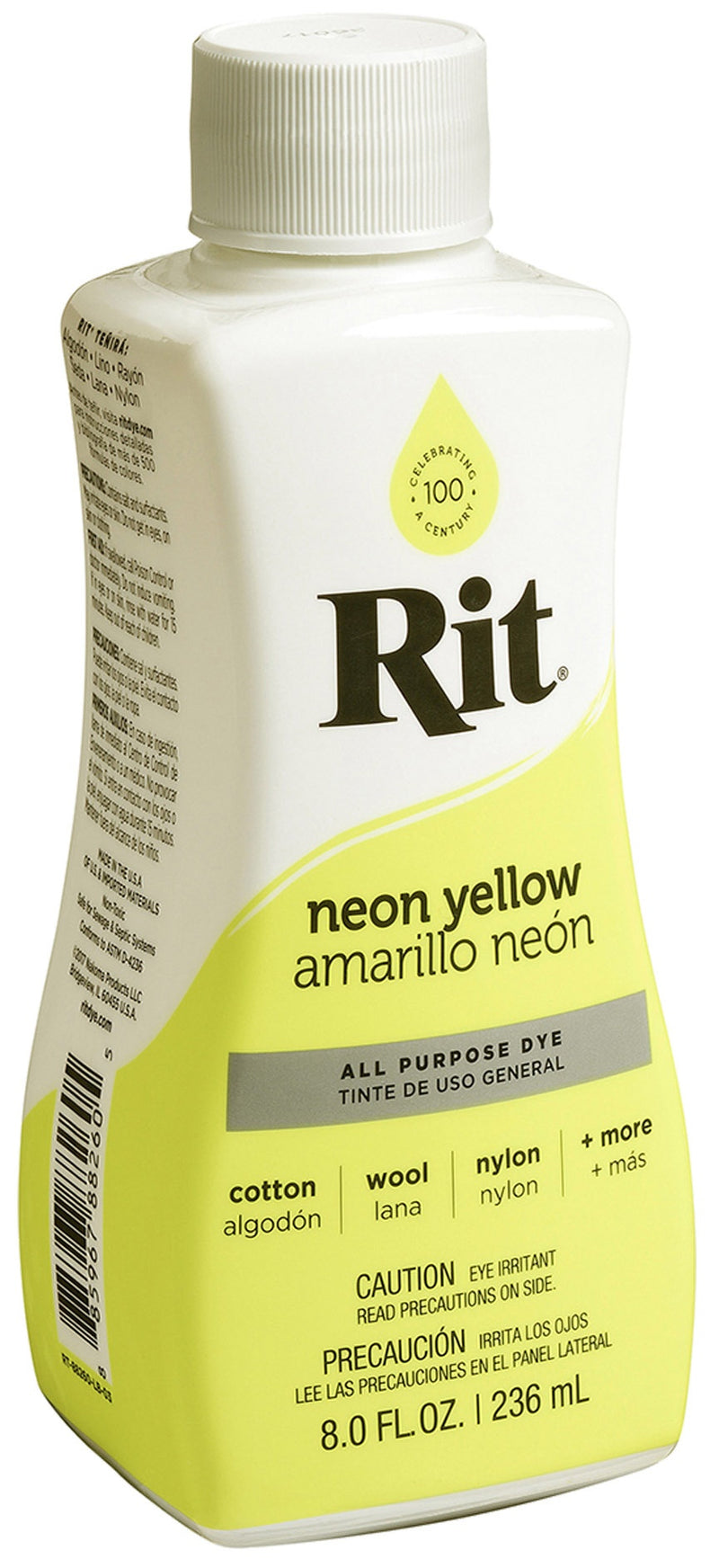 Rit Dye Liquid 8oz - Neon Yellow