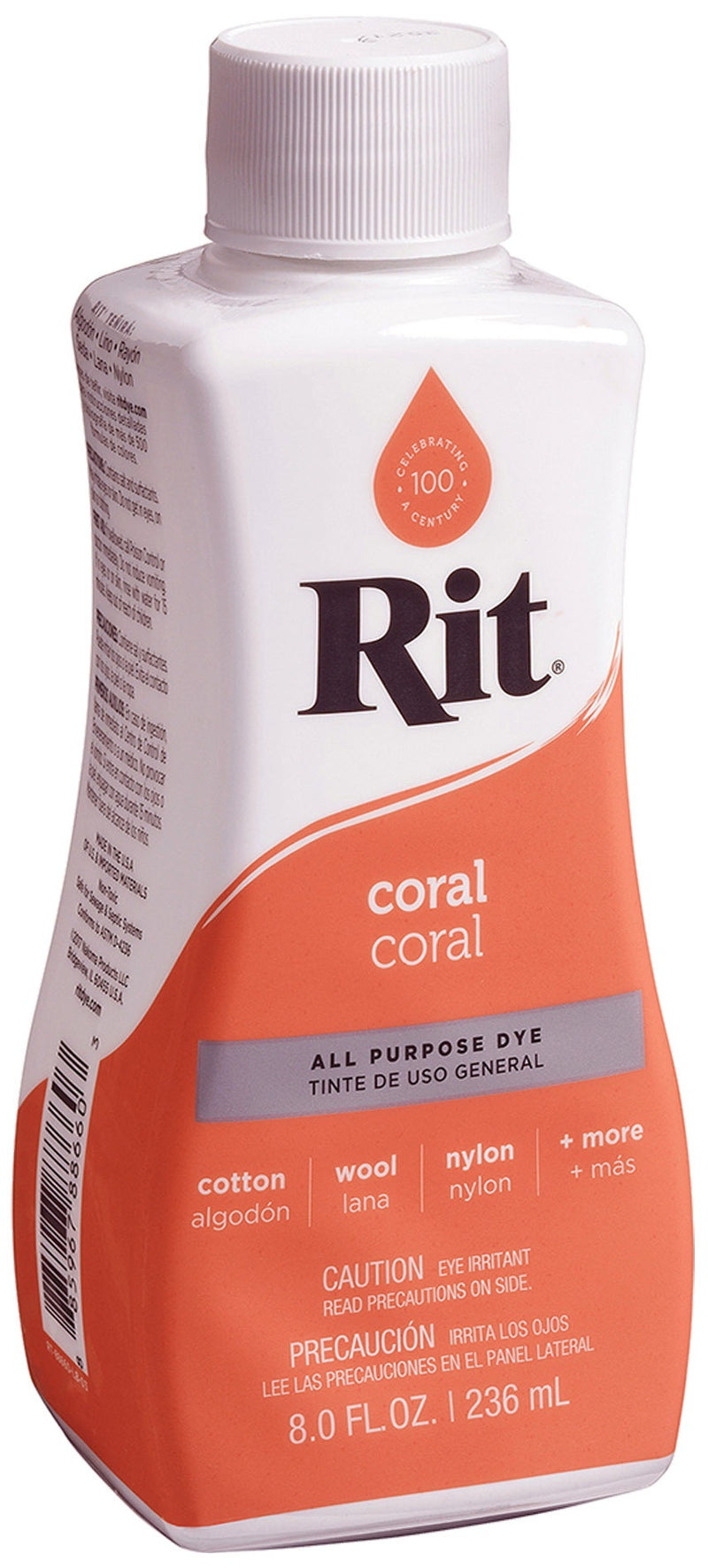 Rit Dye Liquid 8oz - Coral