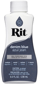 Rit Dye Liquid 8oz - Denim Blue