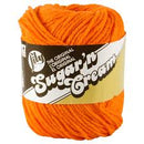 Lily Sugar'n Cream Yarn - Solids - Hot Orange 71g*