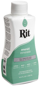 Rit Dye Liquid Fabric Dye 8oz - Emerald
