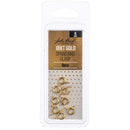 John Bead Spring Ring Clasp 6mm 8 pack - 18kt Gold Plated*