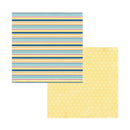 Carta Bella Beach Boardwalk 12x12 D/Sided Cardstock - Beachy Stripe*