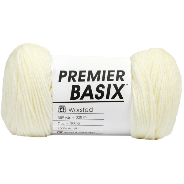 Premier Yarns Basix Yarn - White 200g