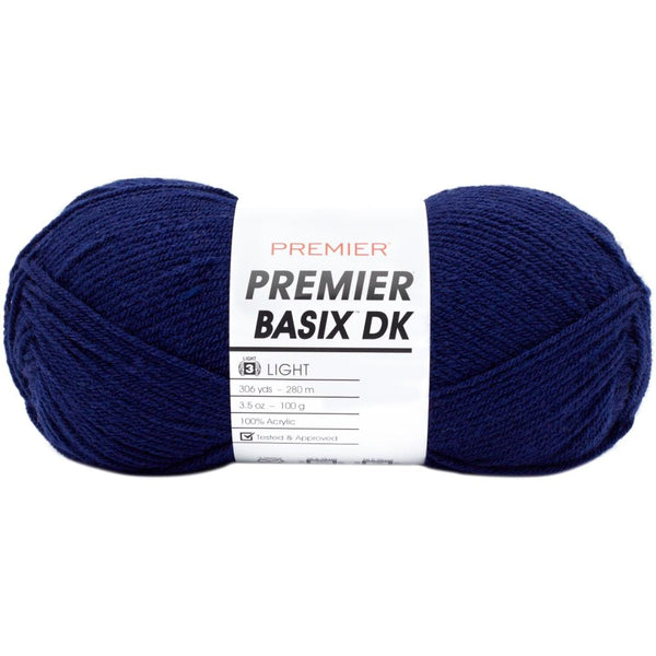 Premier Yarns Basix DK Yarn - Navy 100g