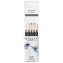 Willow Wolfe Callia Artist All Media Details Brush Set Assorted*