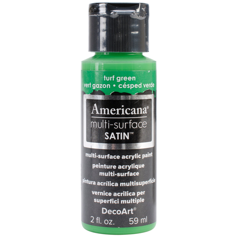 Americana Multi-Surface Satin Acrylic Paint 2oz - Turf Green*