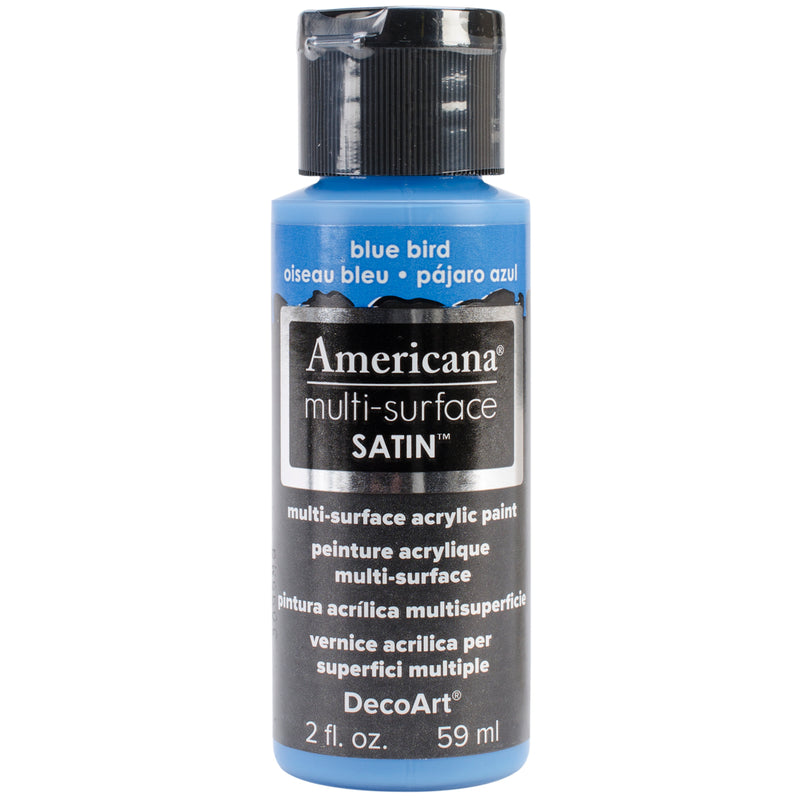 Americana Multi-Surface Satin Acrylic Paint 2oz - Blue Bird