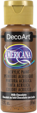 Americana Acrylic Paint 2oz Milk Chocolate - Opaque