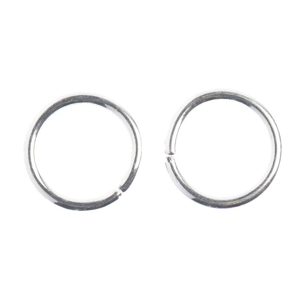 John Bead Jump Ring Round 8mm 118 pack  Silver