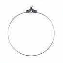 John Bead Earring Hoop Large 38mm 10 pack  Silver