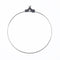 John Bead Earring Hoop Large 38mm 10 pack  Silver