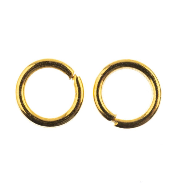 John Bead Jump Ring Round 5mm 178 pack  Gold