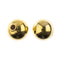 John Bead Metal Spacer Bead 6mm 44 pack  Gold