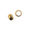 John Bead Crimp Bead 3mm 144 pack  Gold