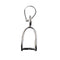 John Bead Dangle Pinch Bail 22mm 2 pack  Silver