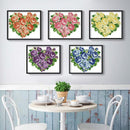 Poppy Crafts Cross-Stitch Kit 38 - Rose Heart - Orange*