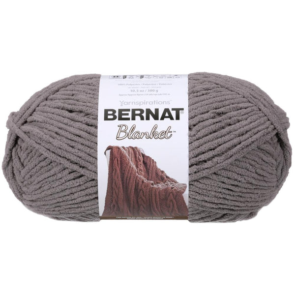 Bernat Blanket Big Ball Yarn - Dark Grey - 10.5oz/300g