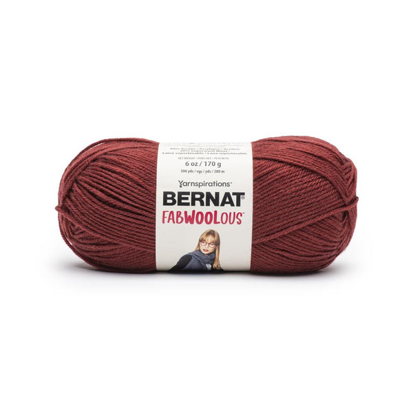 Bernat Fabwoolous Yarn - Red Brick*