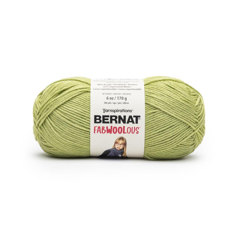 Bernat Fabwoolous Yarn - Lime*