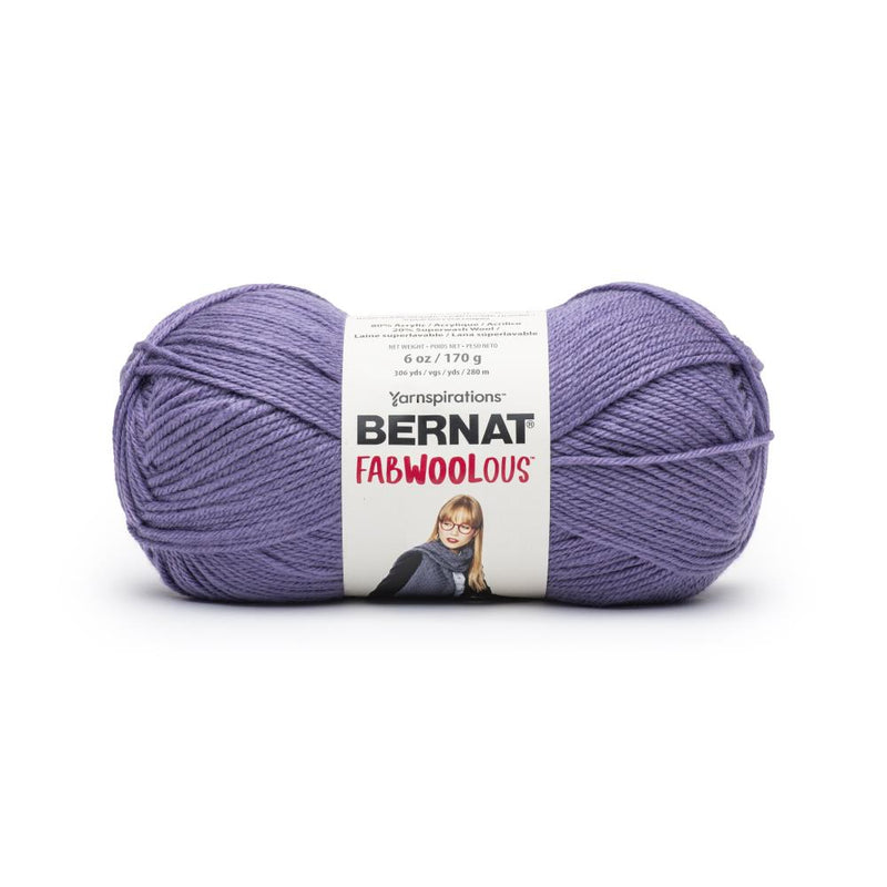 Bernat Fabwoolous Yarn - Violet*