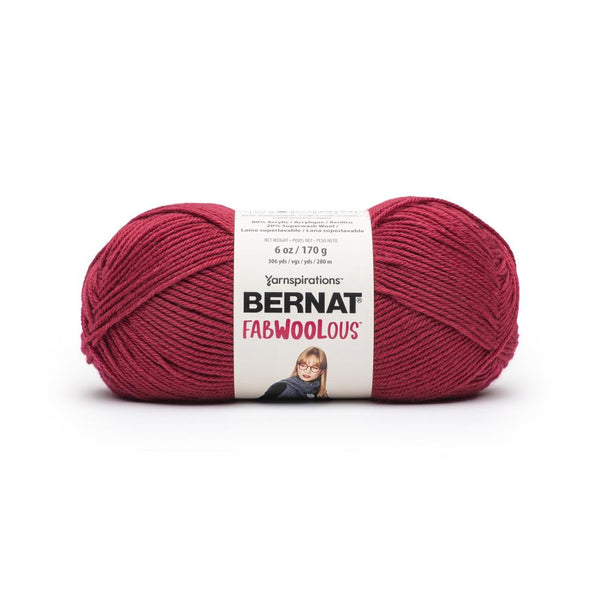 Bernat Fabwoolous Yarn - Cerise^*